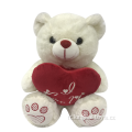 Valentine Peluche Ours Blanc